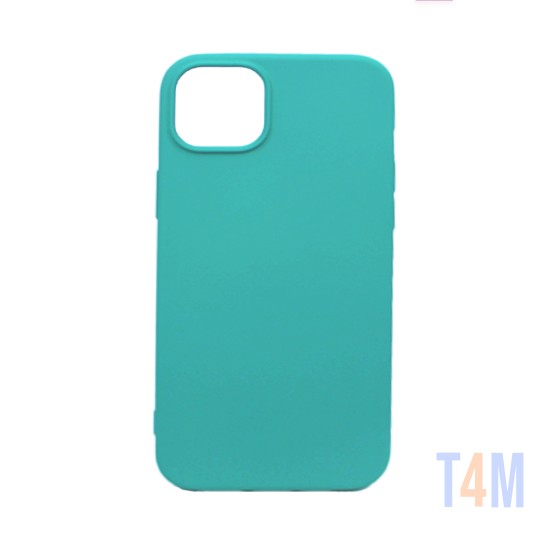 Funda de Silicona para Apple iPhone 15 Pro Verde Mar